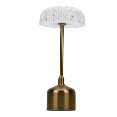 Cordless Table Lamp Rechargeable 3000mAh Nordic Retro LED Night Light Bedside Lamp for Living Room Bedroom Bar Cafe