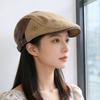 Minimalist Retro Womens British Style Newsboy Cap With Adjustable Fit For Casual Summer Wear