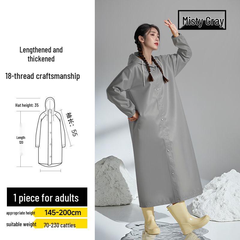 Children's Thickened EVA Rain Poncho - Durable, Portable, Storm-Proof, Non-Disposable