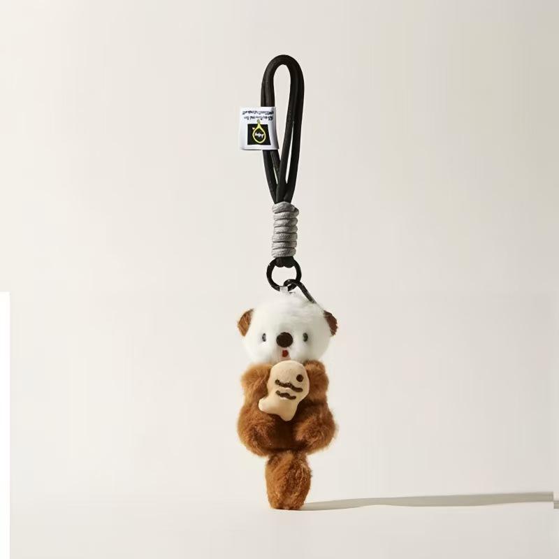 Cute Otter Plush Keychain and Bag Charm