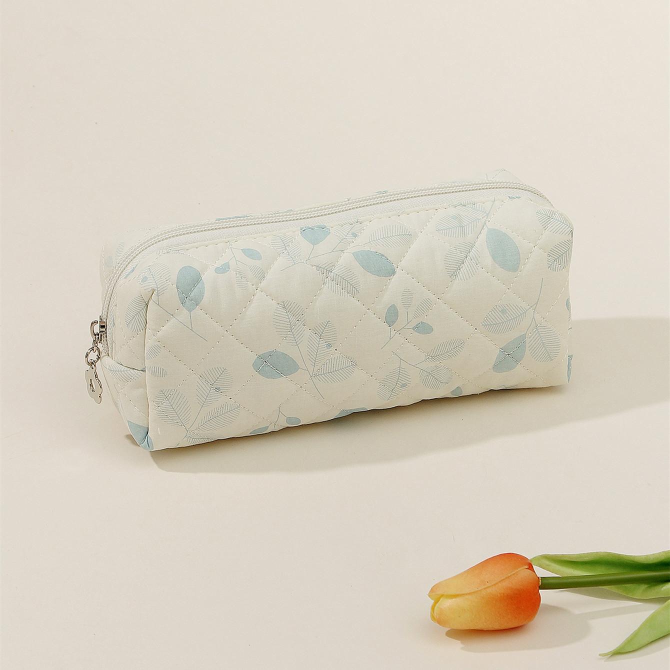 

Мультяшный хлопковый пенал для канцелярских принадлежностей, большой вместительный пенал для хранения кистей, милый пенал, корейские канцелярские принадлежности, возвращаемся в школу