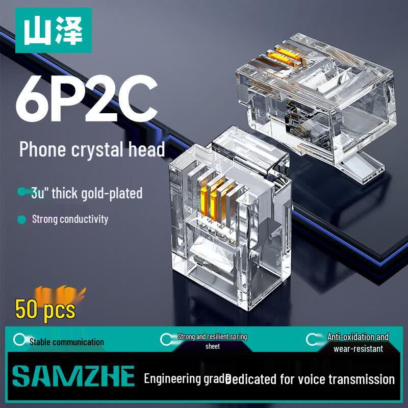 SAMZHE RJ11 Кристаллические Коннекторы