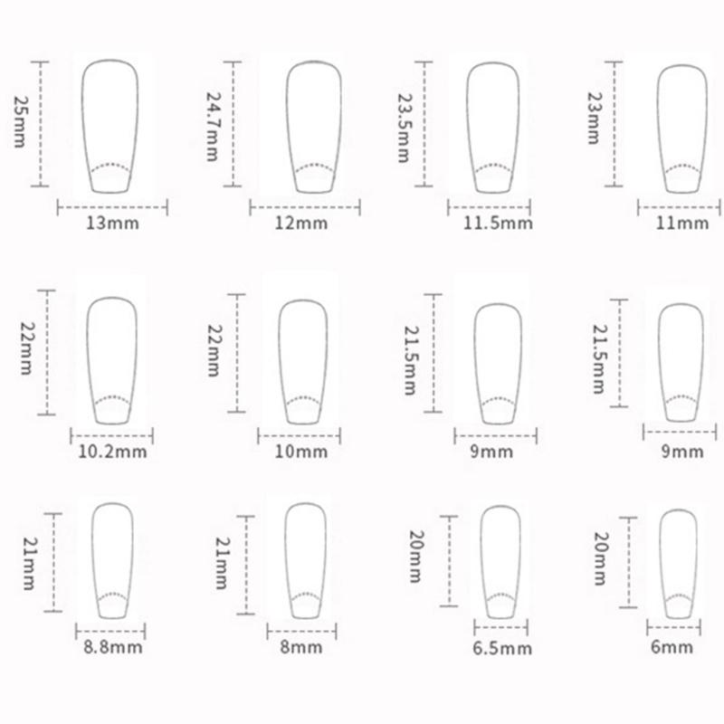 24 Pieces Leopard Designs Press On Nail Manicure Nail Art False Nail Stick On Nail Adds A Touch Of Fashion To Your Style