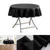 150/180/200cm Round Satin Tablecloth Bright Silk Tablecloth For Baby Shower Wedding Birthday Party Banquet Christmas Table Decor