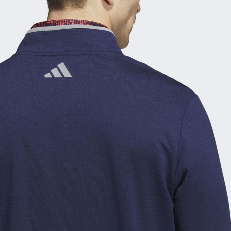 Adidas Lightweight Cold.Rdy Quarter-Zip Sweatshirt Men Jacket Navy-Blue HZ3199