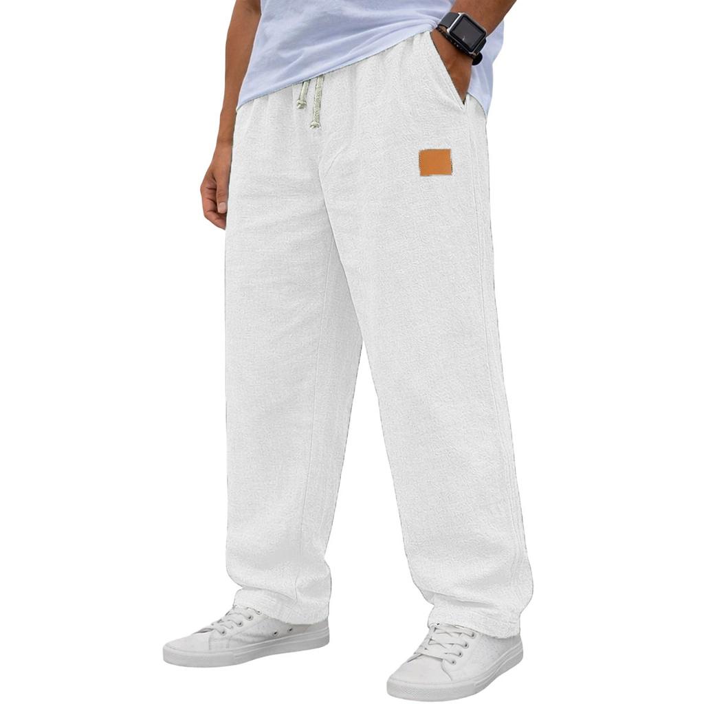 Men's Relaxed-Fit Stretch Waist Straight-Leg Pants