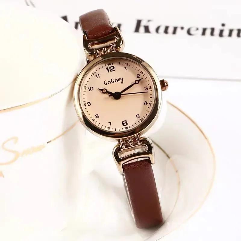

New Fashion Women Watches Simple Quartz Wristwatches Leather Watches Girls Students Clock Ladies Watch Gift Relojes De Mujeres