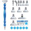 Diamant-Pinselset - Ein 19-teiliges Set lebendiger Farbverlaufswerkzeuge mit ergonomischen Griffen für präzises Diamantmalen
