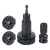 Wheel Hub Rust Removal Tool Set with Multiple Grinding Heads for Maintenance