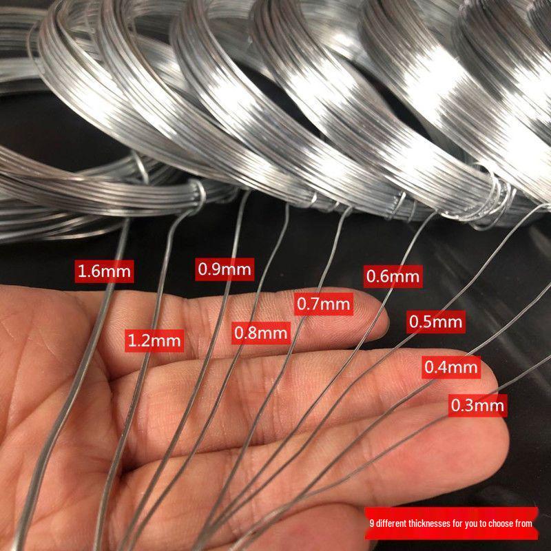 

Ручний дріт для флористичного кріплення з заліза для скульптур та квітів - М який, Маленький рулон для рукоділля 1.2mm, 28m/roll