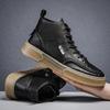 Spring new Martin boots high-top casual board shoes black boots sports casual shoes