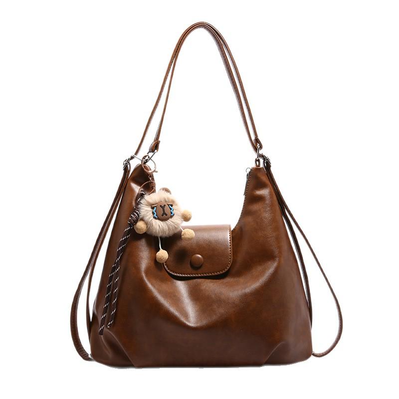 Korean Style Vintage Multi-Purpose Backpack & Tote with Coin Purse - 2025 Trendsetting Large-Capacity Commuter Bag