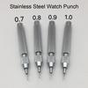 4pcs Stainless Steel 0.7 0.8 0.9 1.0 Watch Punch Watch Band Link Pin Remover Tool