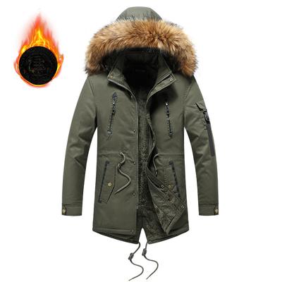 Winter Cotton Clothes Jacket Thickened and Velvet Medium and Long Cotton Clothes Washed Cotton Clothes Loose and Versatile