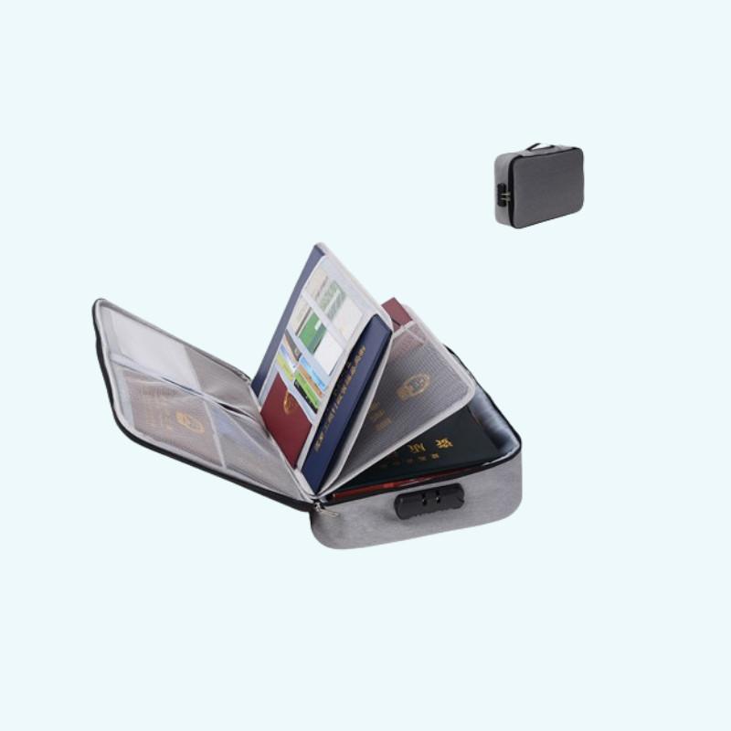Document Storage Layered Organizer Bag Large Capacity Three Convenient Layers