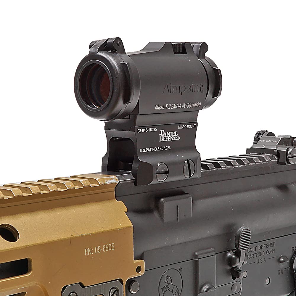 EVOLUTION GEAR Daniel Defense Micro Mount Replica Aluminum Dot Sight, 100% Hard Anodized