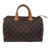 Used Louis Vuitton Monogram Speedy 30 M41526 Boston Bag Canvas Brown Authentic 1212