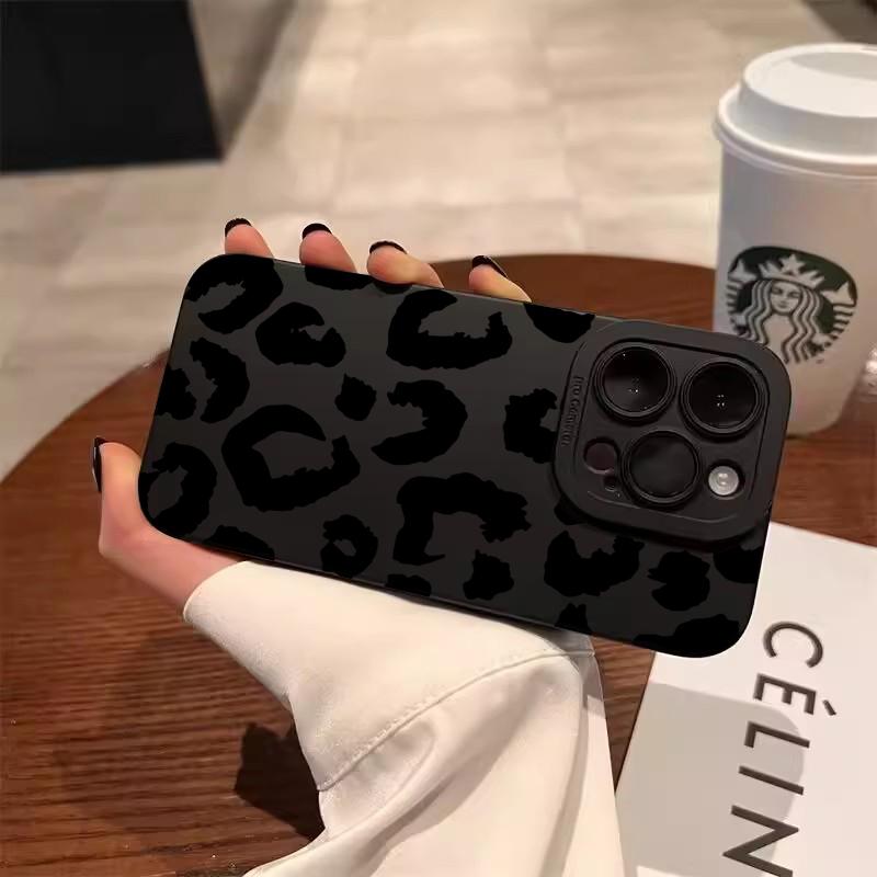 Leopard Print Pattern Case for Samsung S26 S25 Ultra S23 Plus S22 S21 S24FE A55 A54 A53 A52 A33 A34 A35 A36 A56 A15 A16 5G Cover