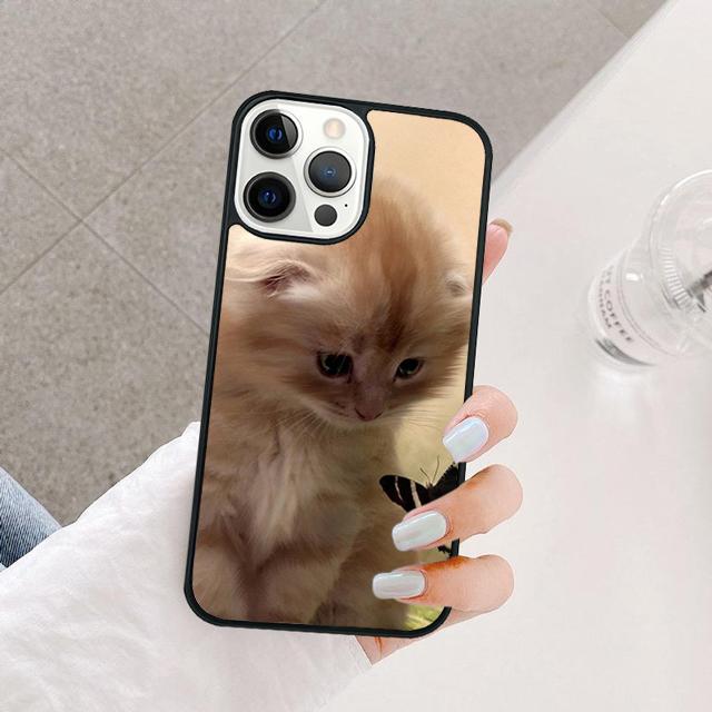 Cute Kittens cat Phone Case Cover For iPhone 17 Air 15 16 14 13 12 Pro Max 11 Pro Max Plus Coque Shell