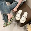 2024 Summer New Open Toe Sexy Solid Peep Toe Thick Sole Wedge Heel Slippers for Women Outwear Comfortable Women's Sandals