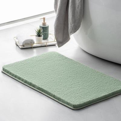Covoraș de podea lavabil la mașină, gros, plușat, covoraș de baie super absorbant, cu uscare rapidă, moale, antiderapant, covoraș de duș