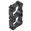 ABUL-100X 18650 Lithium Battery Double Holder Bracket For DIY Cell Pack Black