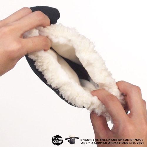 NICI Pouzdro Shaun Ovečka Postava Obličej Pouzdro Shaun Zboží Anime Postavička Stahovací šňůrka Úložné prostory Příslušenství Kosmetika Ovečka Nadýchaný Dárek Dárek Německo Wh