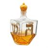 Χανουκά Θεματική Γυάλινη Μπουκάλα Ντεκάντερ Ουίσκι με Διακοσμητικό Στόμιο Μοναδικό Ντεκάντερ Λικέρ για Δώρα Εορτών, Επίδειξη Οικιακού Μπαρ