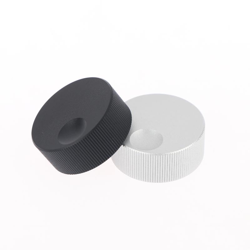 32X13Mm Potentiometer Knob 6Mm Inner Hole Locking Screw Aluminum Switch Knob For Oven Electric Appliance Audio Amplifier