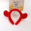 Plush Loong Headband Cute Dragon Headwear Costume Accessory for Parties