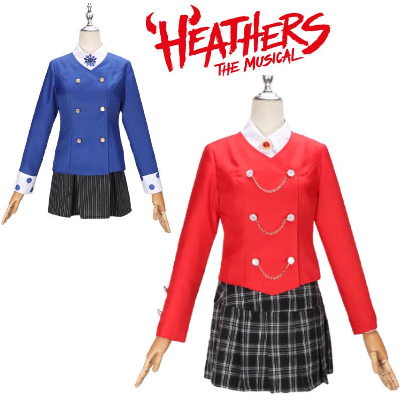 The Heathers Musikal Veronica Sawyer Halloween Cosplay Kostyme Draktssett Polyester