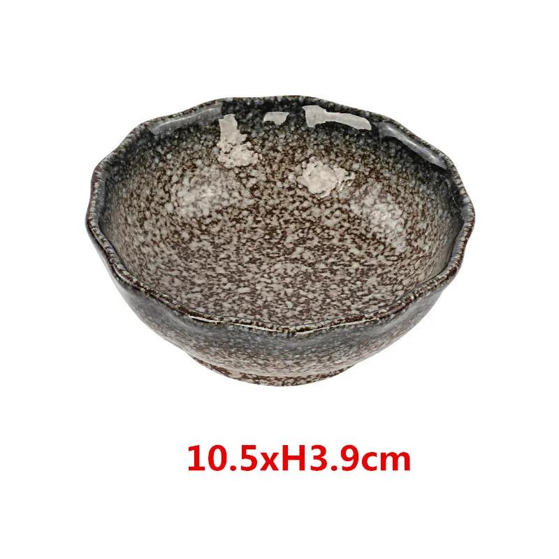 2 Pcs Japanese Creative Ceramic Household Dishes Desserts Small Bowls Bowl Snacks Cold Dishes Hot Pot Seasoning Saucer Soy Sauce