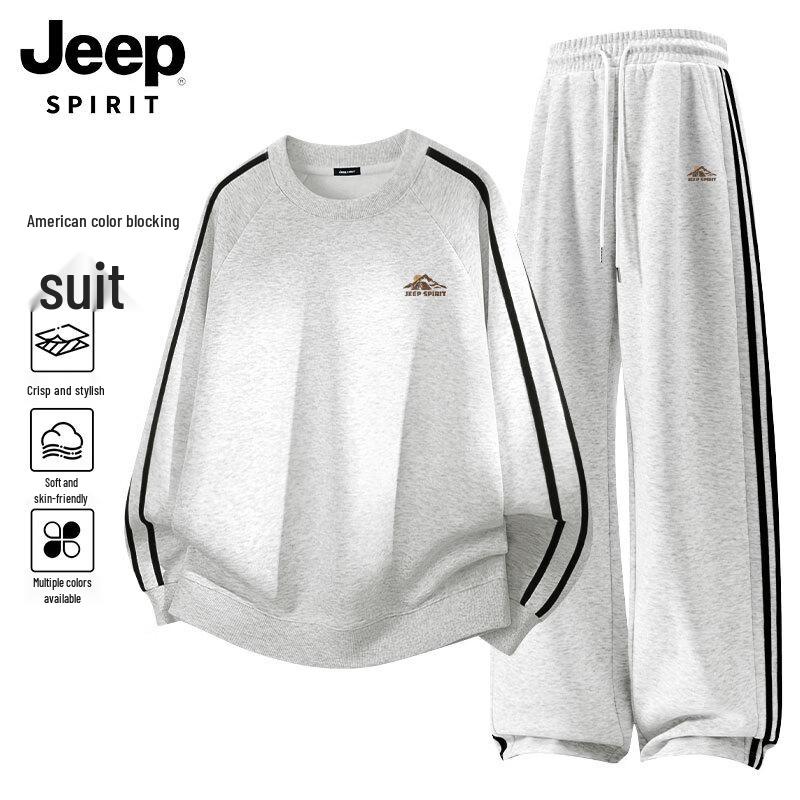 

Мужской повседневный комплект: свитшот с круглым вырезом и джоггеры JEEP SPIRIT XL