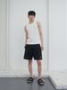 Gijunmaen Structured Rib Tank Top Off-White