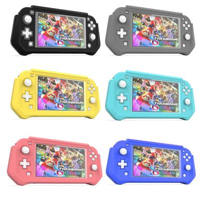 NOWOŚĆ dla Nintendo Switch Lite Full Body Ergonomiczna, antypoślizgowa obudowa osłony obudowy dla Nintendo Switch Lite Mini Console Pink