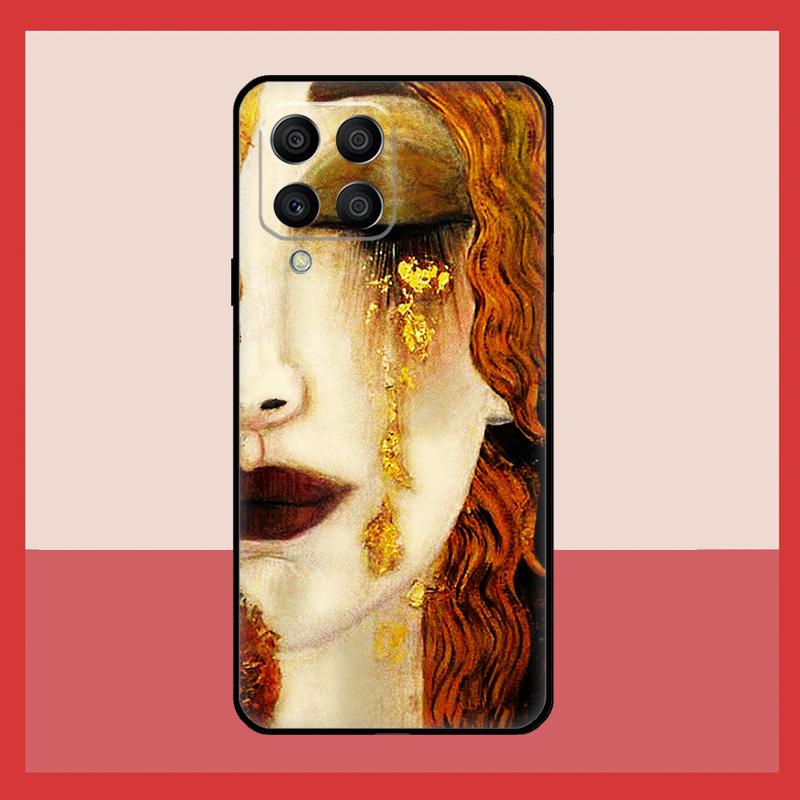 Kiss by Gustav Klimt Case For Samsung Galaxy M31 M21 M13 M33 M53 M15 M35 M55 M16 M36 M56 M12 M32 M52 M14 M34 M54