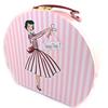 Les Trésors De Lily [N2027] - 3 Nesting Suitcases 'Mrs Smith' Pink Red