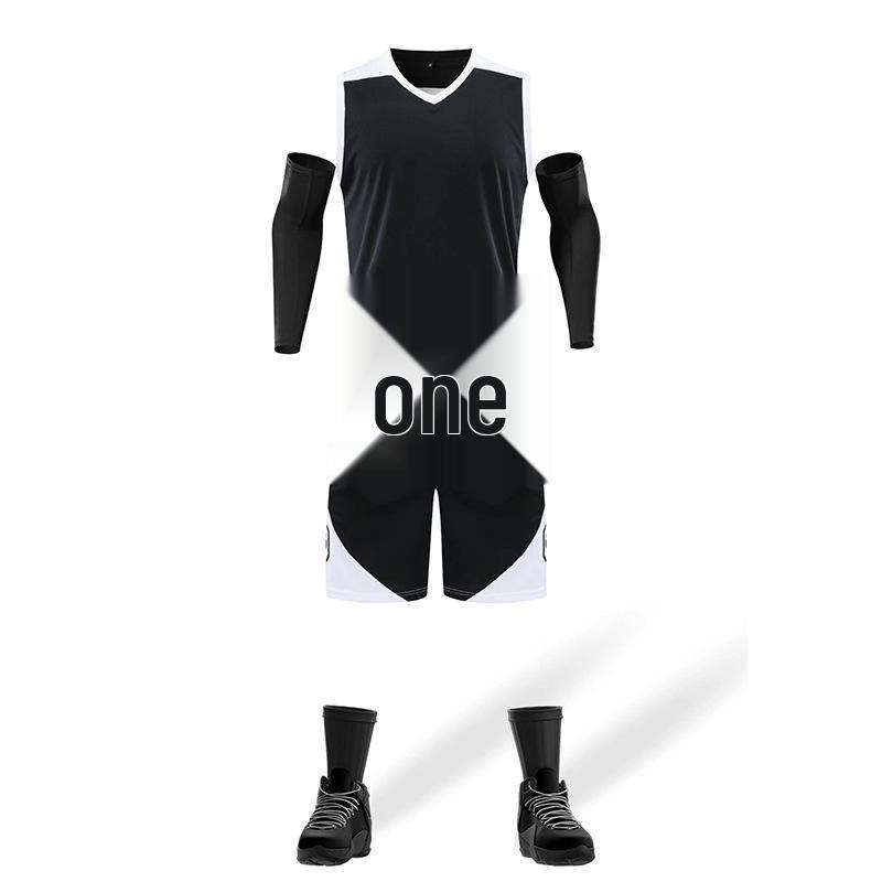 Quick-Dry Breathable Basketball Uniform Set for Men & Children - Sports Jersey & Vest Team Uniform