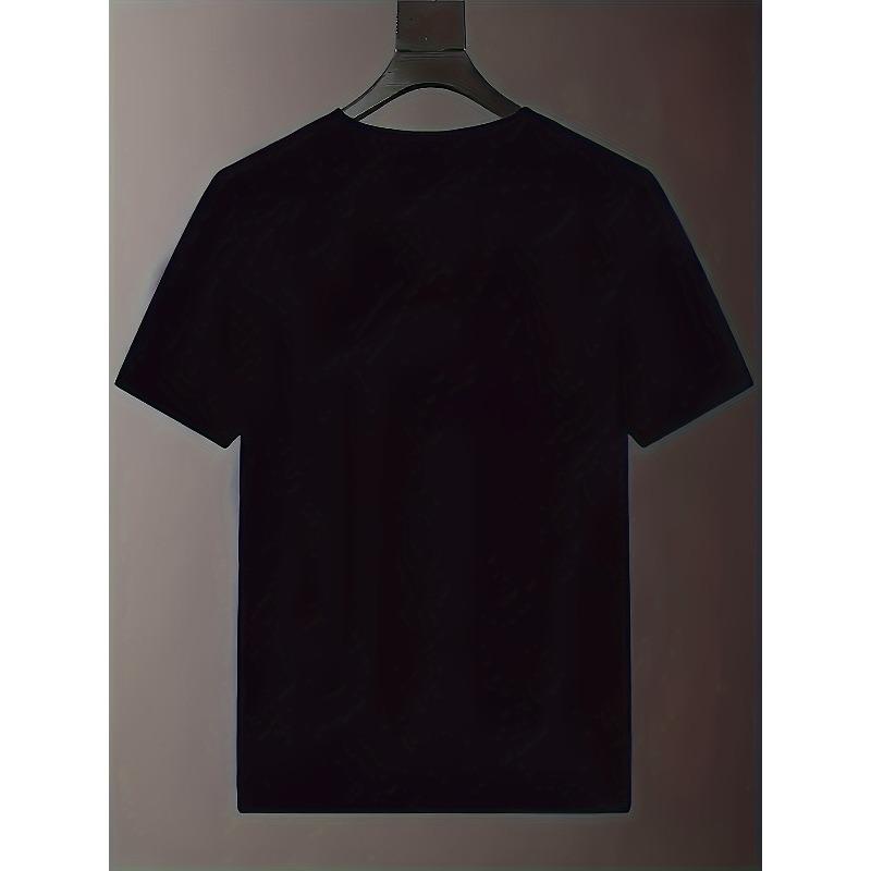 Herren Outdoor Kurzarm Freizeit Atmungsaktiv Rundhals T-Shirt, Oversized, Cool, Modisch ,