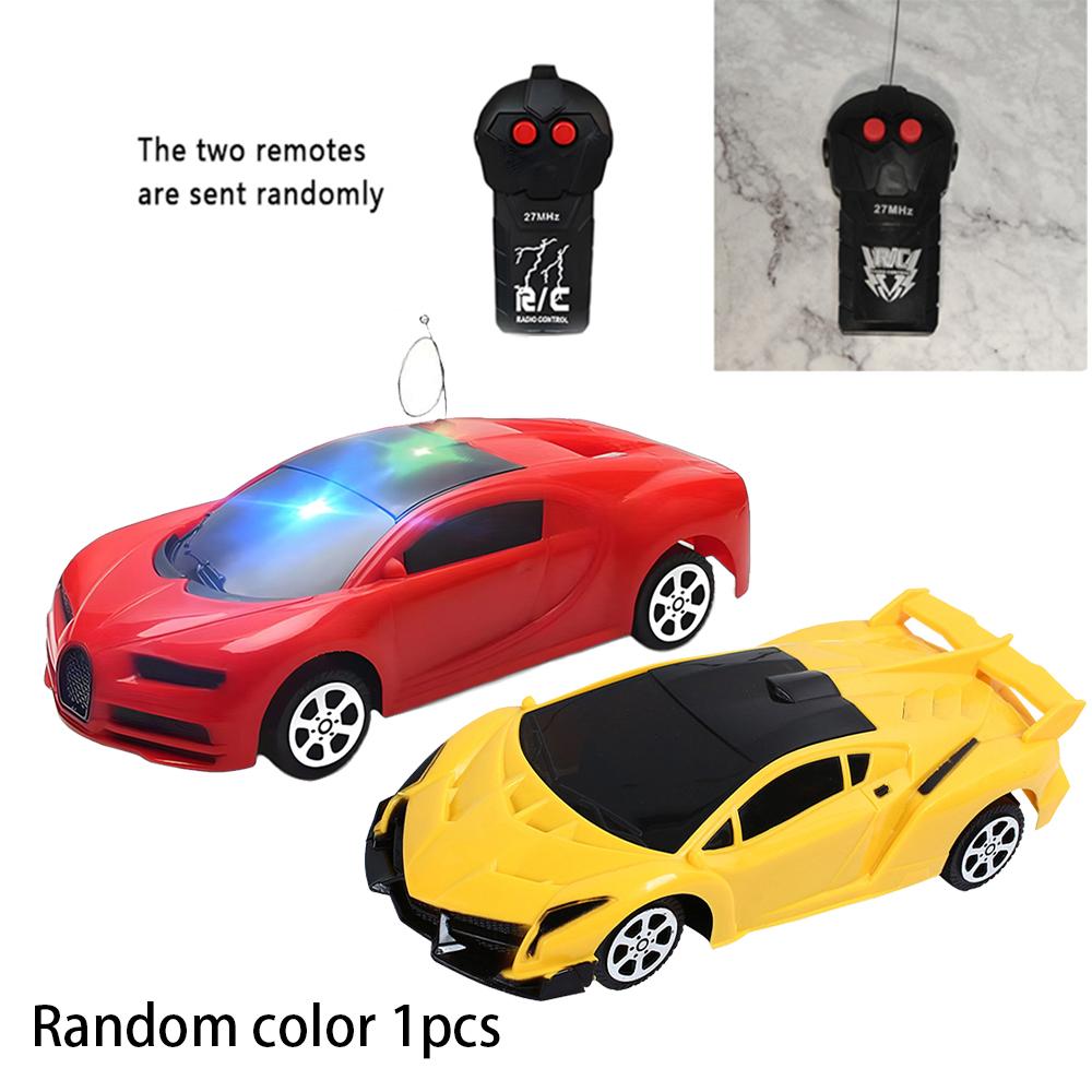 1pc Simulation Remote Control Car Random Color Model Electric 2-way Rc Sports Car Toy For Boys Girls Birthday Gifts Random Color