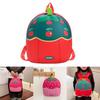 Letter Cherry Fruit Pattern Kids Backpack With Pvc Material For School And Outdoor Use
