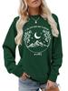 Women's Fashion Starry Round Neck Hoodie
