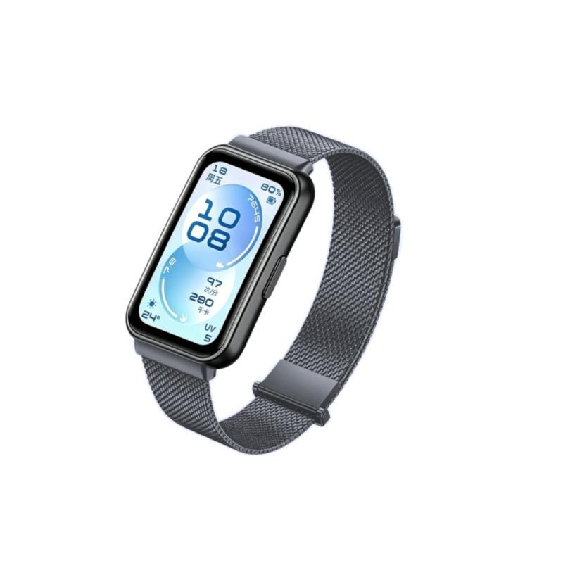 Armband i rostfritt stål för HUAWEI BAND 11 Metallrem för Huawei Band 11 Pro Armband för Huawei Band 11 Pro Armbandsrem Correa