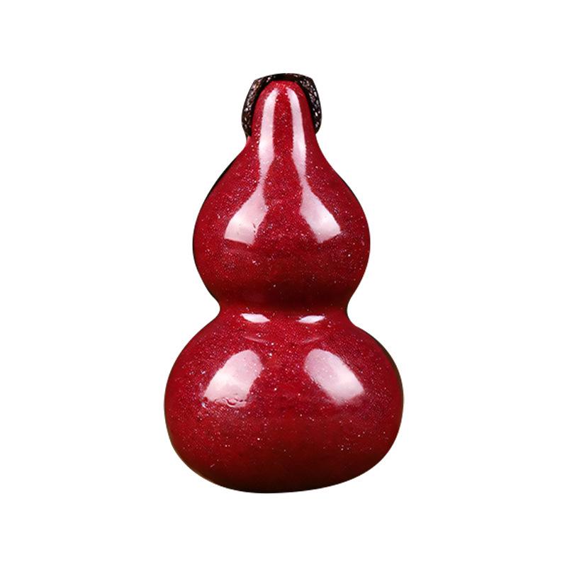 Men's and Women's Fu Lu Cinnabar Gourd Pendant Jewelry