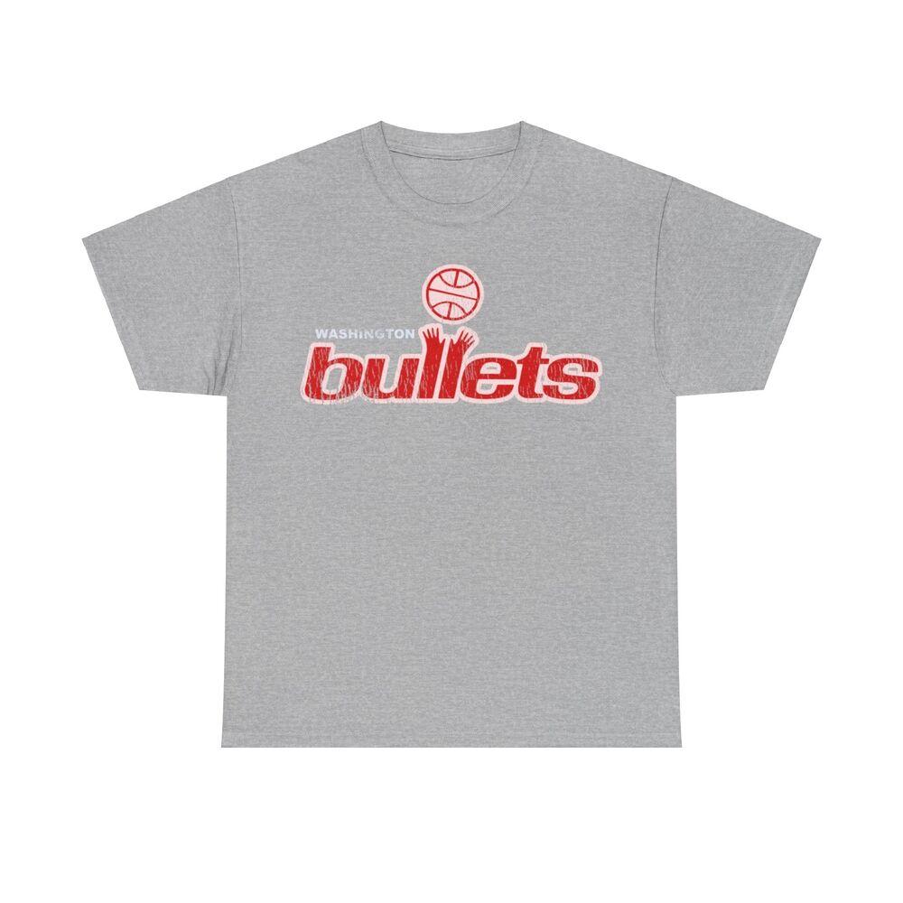Washington Bullets Basketball Team Nostalgic Retro T-shirt Unisex T-Shirt XXL