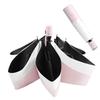 ZVCXOE Memory Foam Folding Umbrella with UV Complete Light Heat Automatic Suitable for Rain or Heatstroke Sun UV Pink Protection, Blocking, Shielding,