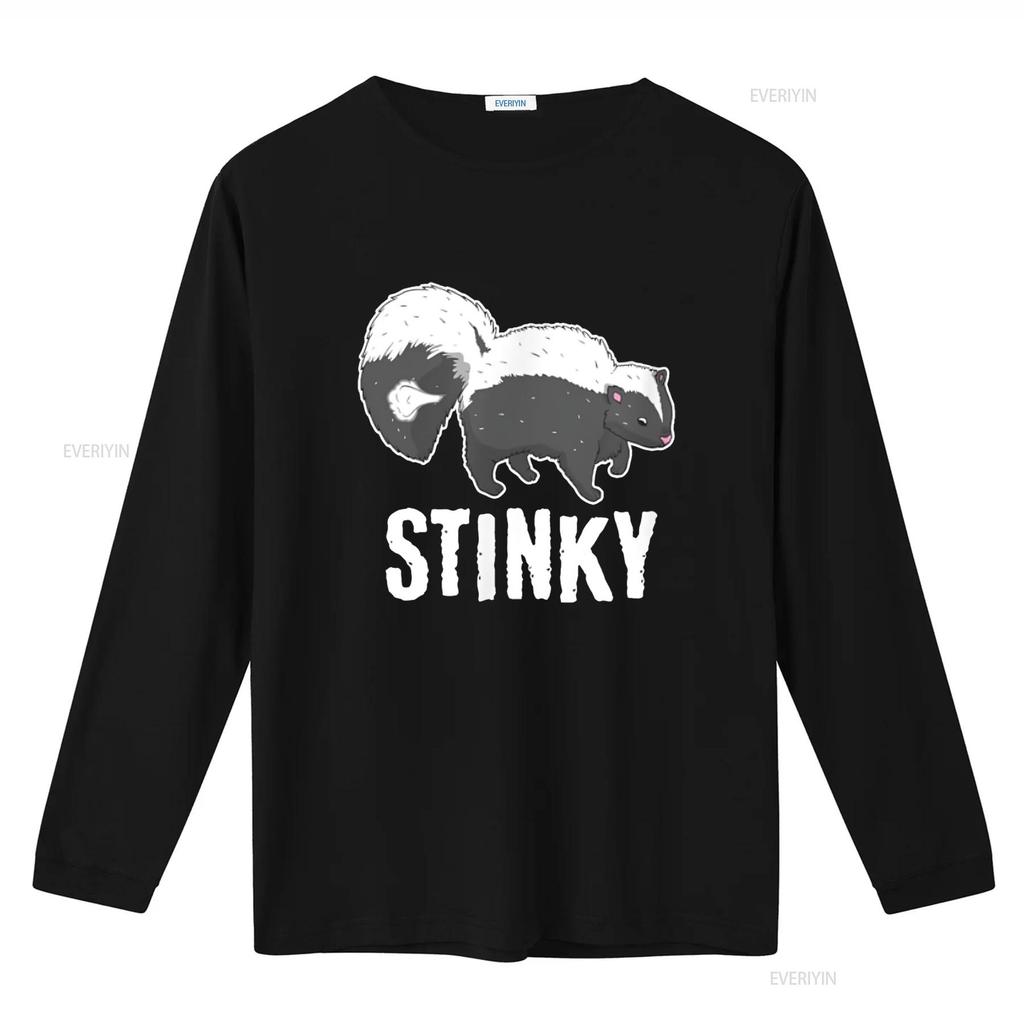 Stinky Skunk Smell Polecat Mammal Animal Lover Kids T Shirt vintage Washed homme Versatile Unisex Breathable fashion Stretched