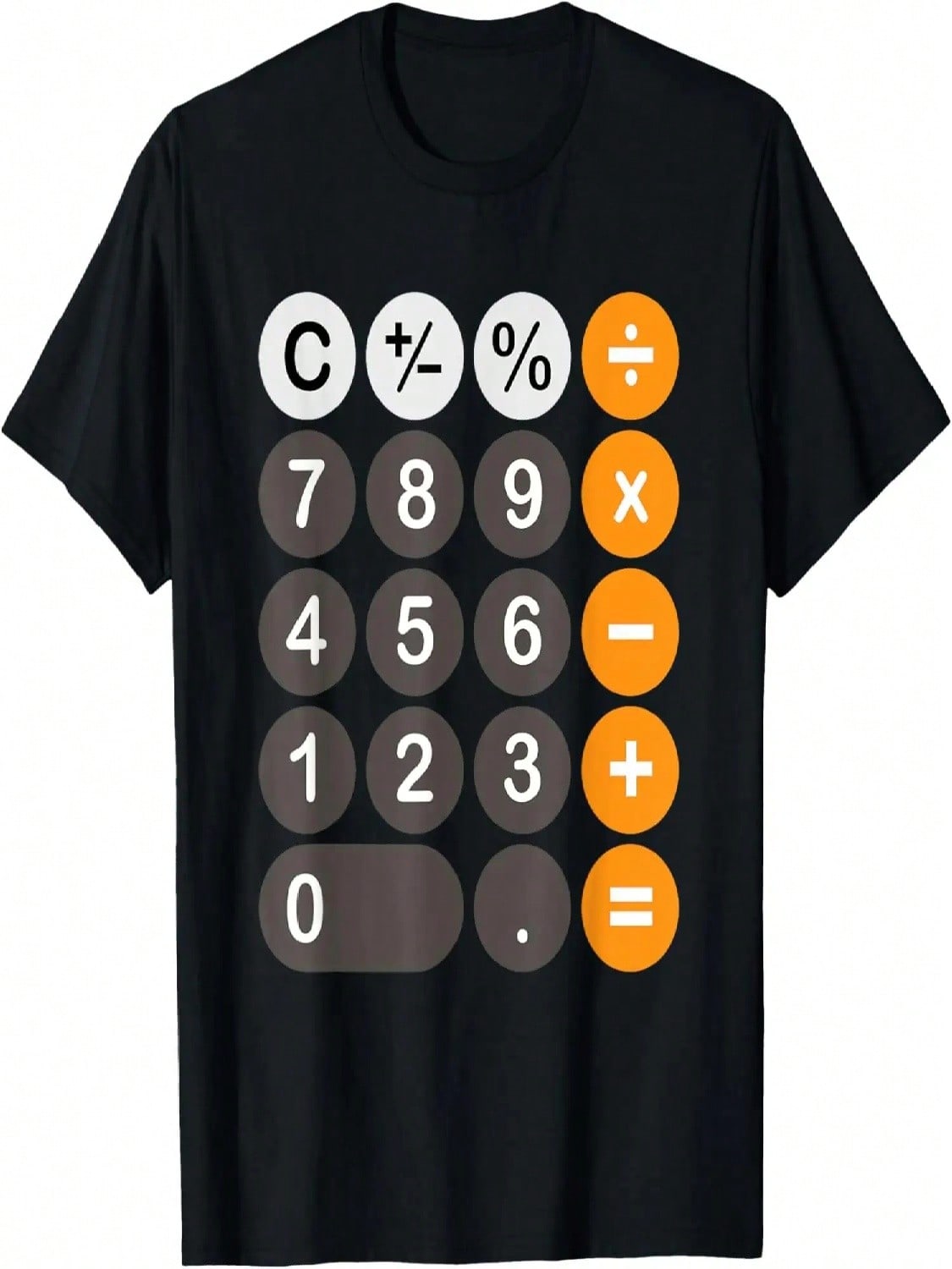 Retro Calculator Buttons Simple Halloween Costume T-Shirt S разноцветный