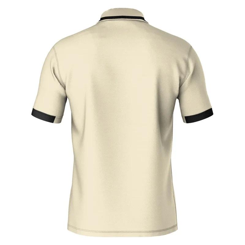 Neue Mode Herren Sommer Kurzarm Reißverschluss Poloshirt 100% Polyester