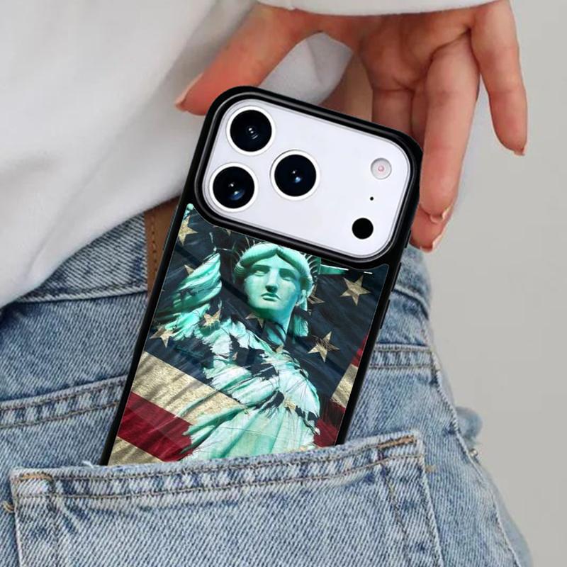 Status of Liberty Phone Case for iPhone 17ProMax 12 13 14 15 16e 17 Pro Max Plus Air Cover